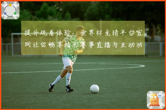 提升观看体验，世界杯竞猜平台官网让你畅享精彩赛事直播与互动功能
