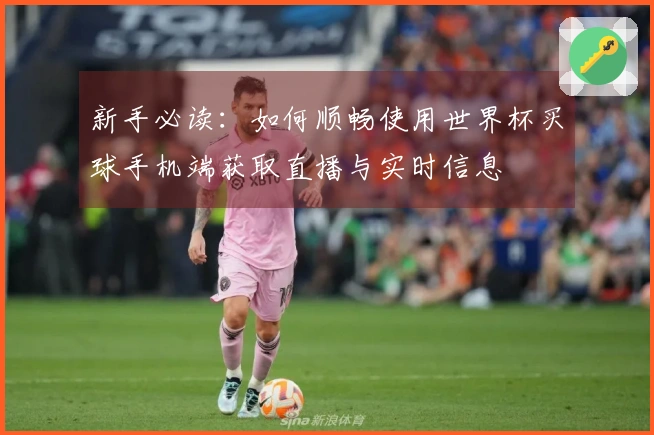 新手必读：如何顺畅使用世界杯买球手机端获取直播与实时信息